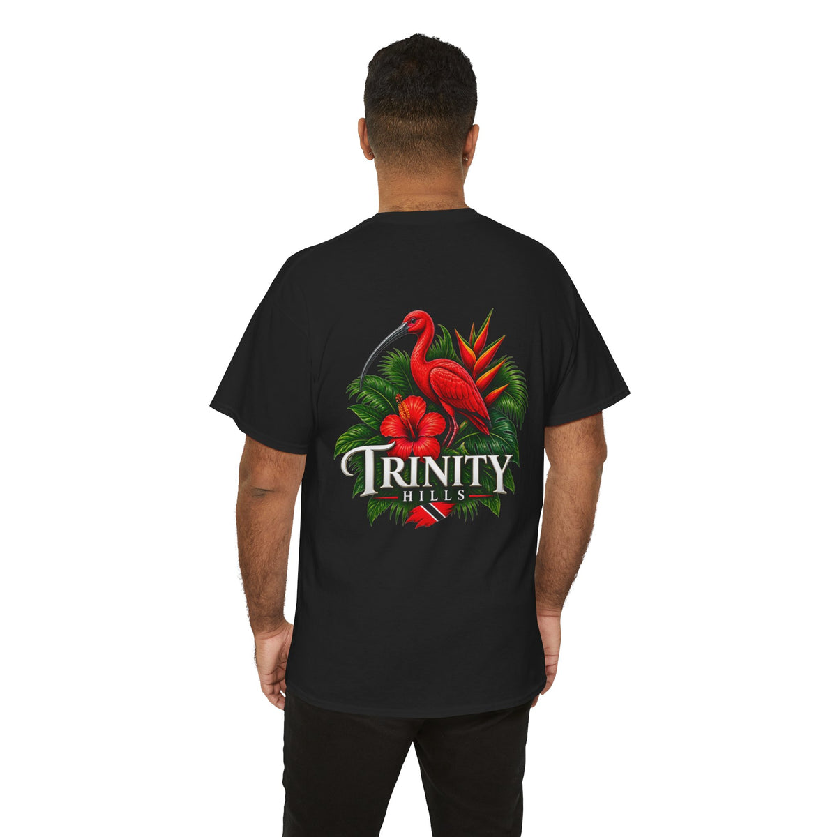 T-Shirt — Trinity Hills Flamingo Tropical Graphic Tee