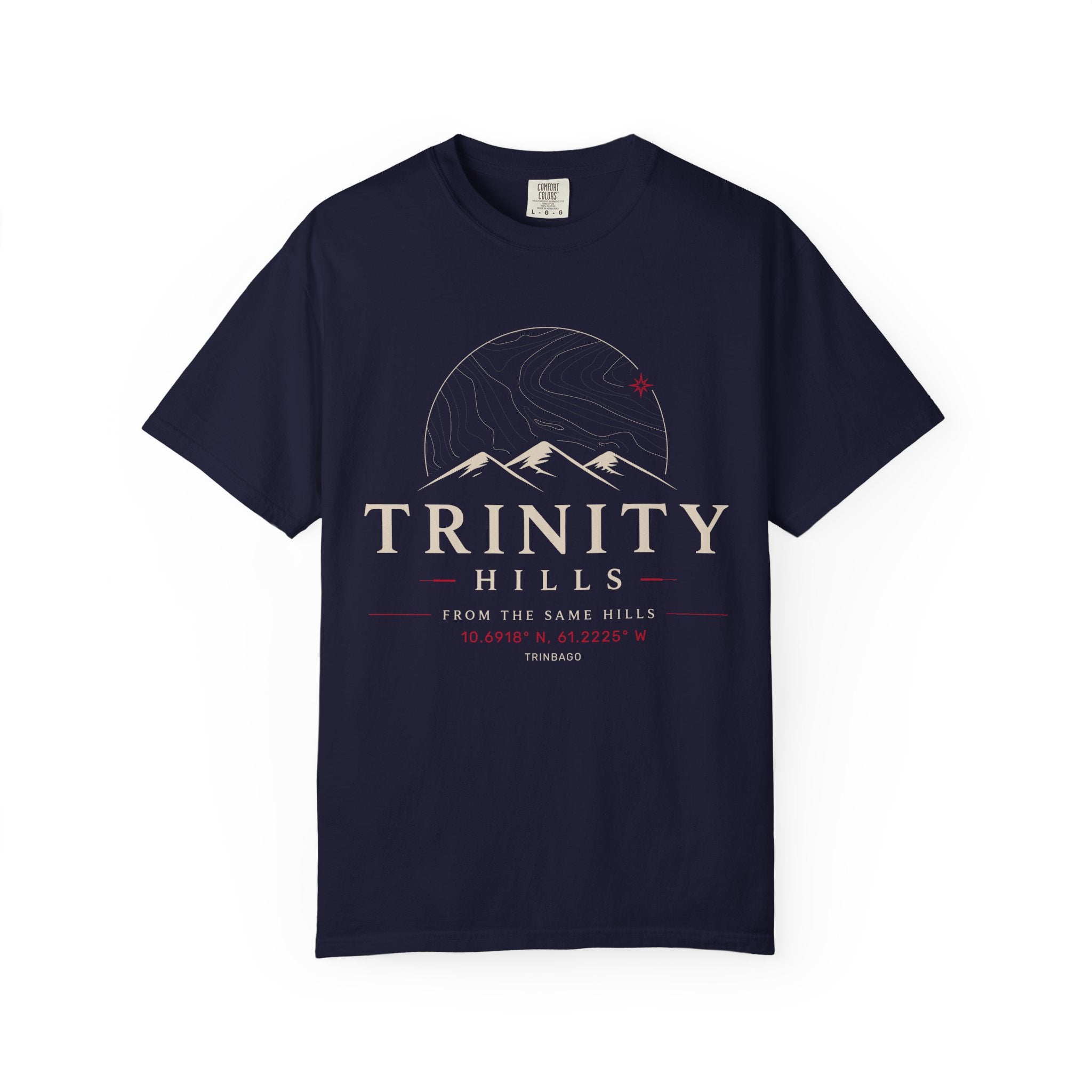 Trinity Hills Mountain Graphic T-Shirt — 'Trinity Hills' Scenic Tee