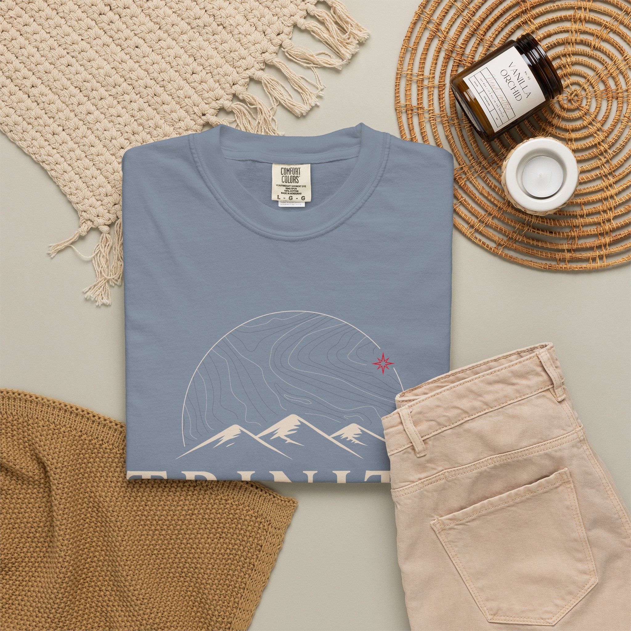 Trinity Hills Mountain Graphic T-Shirt — 'Trinity Hills' Scenic Tee