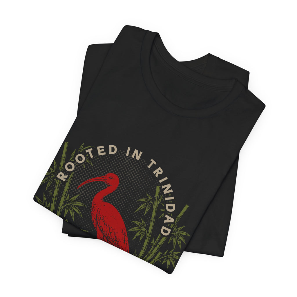 Trinity Hills Trinidad Heron Tee - 'Rooted in Trinidad' Graphic T-Shirt