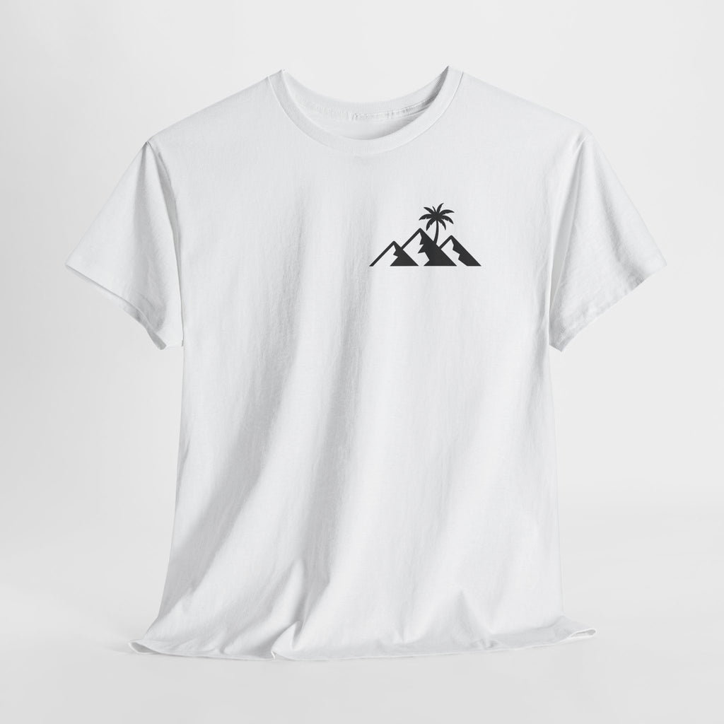 Hills Skate Tee — Minimal Mountain Palm Logo Skateboarding T-Shirt