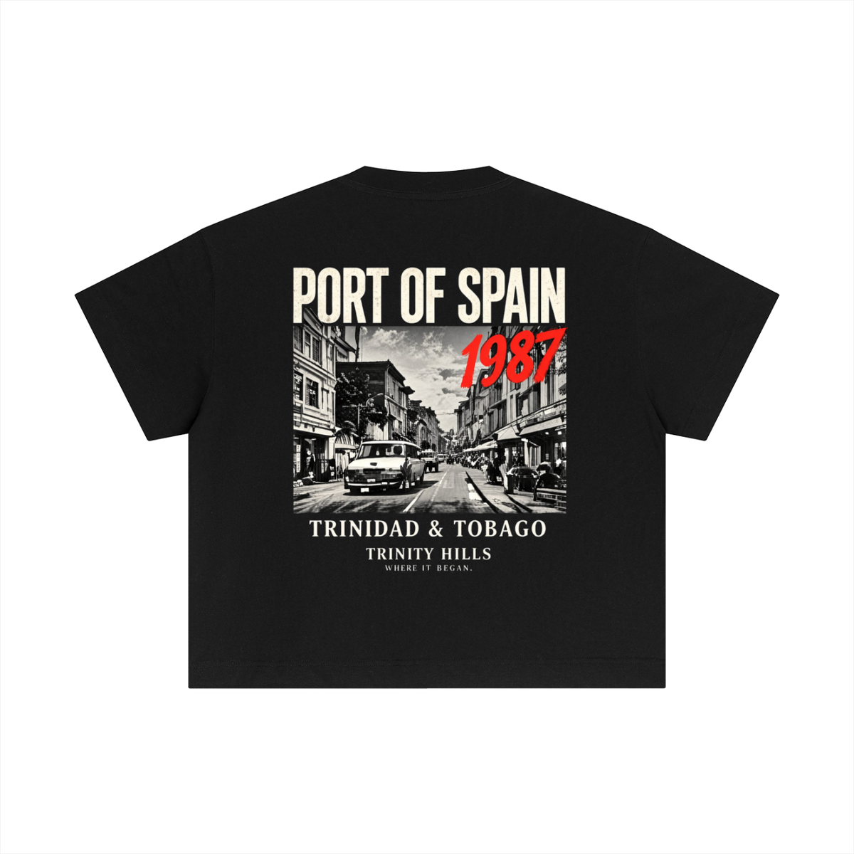 Port of Spain Boxy Tee — Trinity Hills