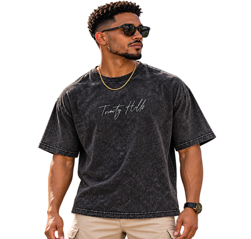 868 Mineral Wash Boxy Cotton T-Shirt