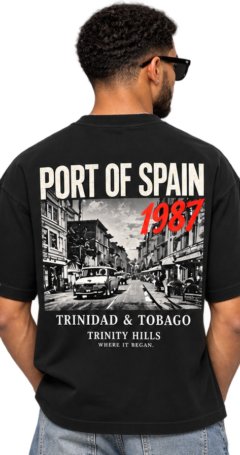 Port of Spain Boxy Tee — Trinity Hills